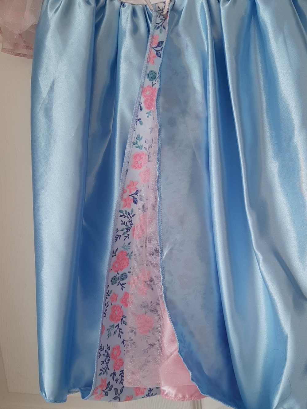 Barbie Blue and Pink Floral Princess Erika Costume Dress NWT - Picture 6 of 7